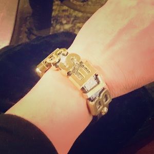 Blessed leather adjustable bracelet BCBGENERATION